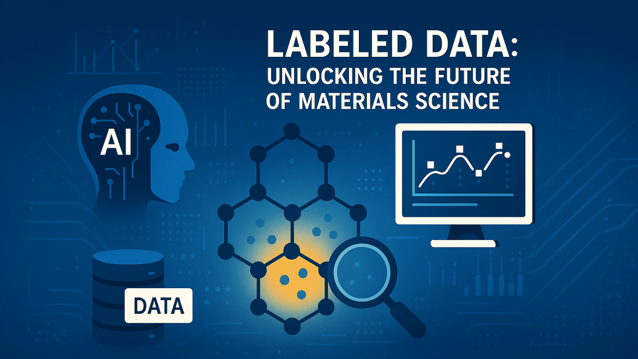 The future of materials science is labeled data
